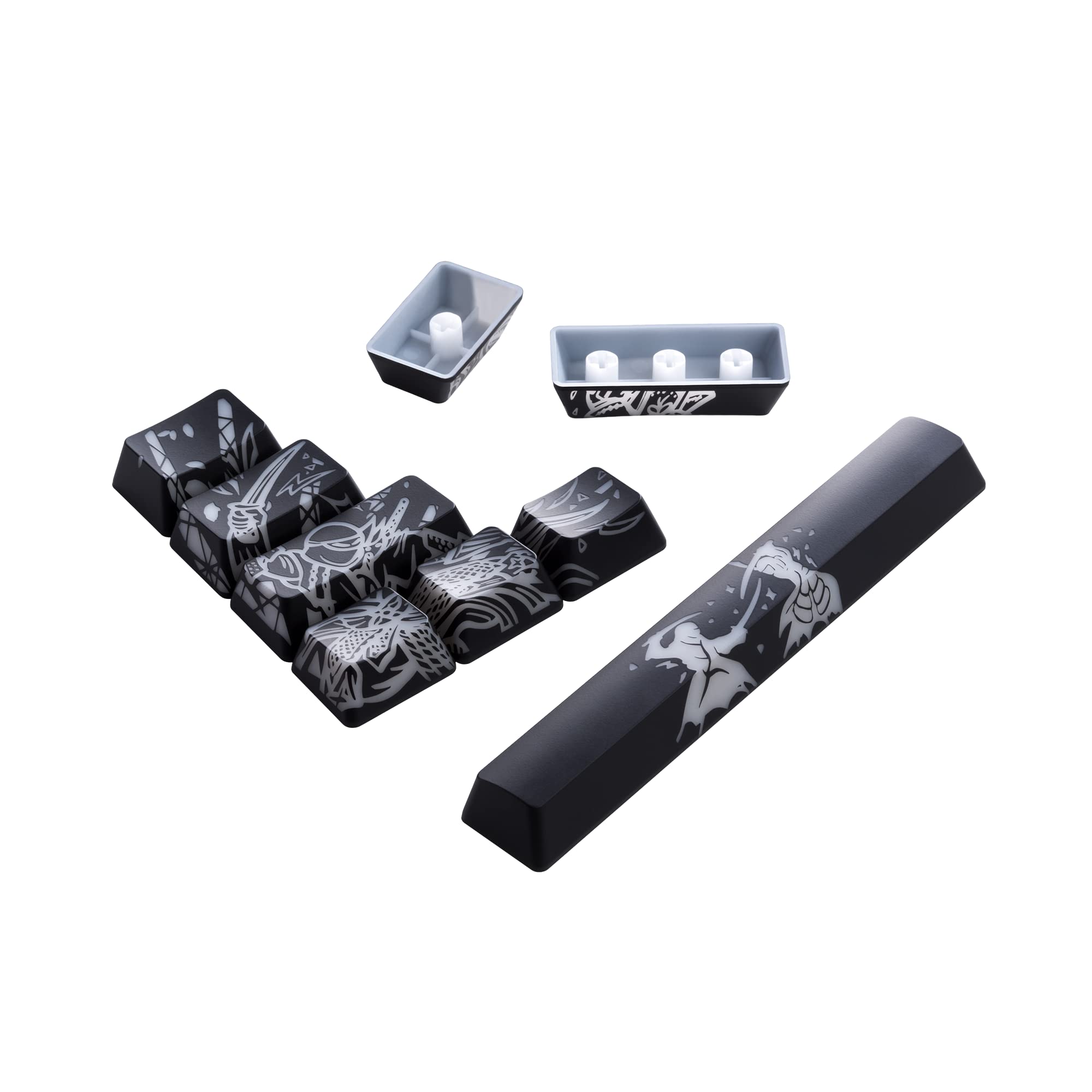 elite DESIGNING シャフト Amazon.com: CableMod Premium ABS Laser Modifier Keycap Set - CM